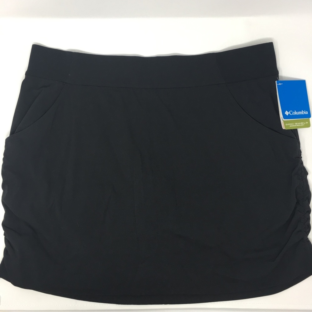 COLUMBIA NWT SKIRT SKORT RUNNING TENNIS BLACK XL